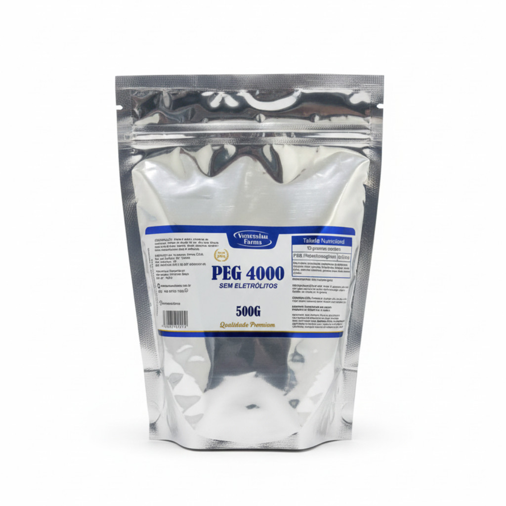 Polietilenoglicol 4000 500gr Refil Sem Sabor