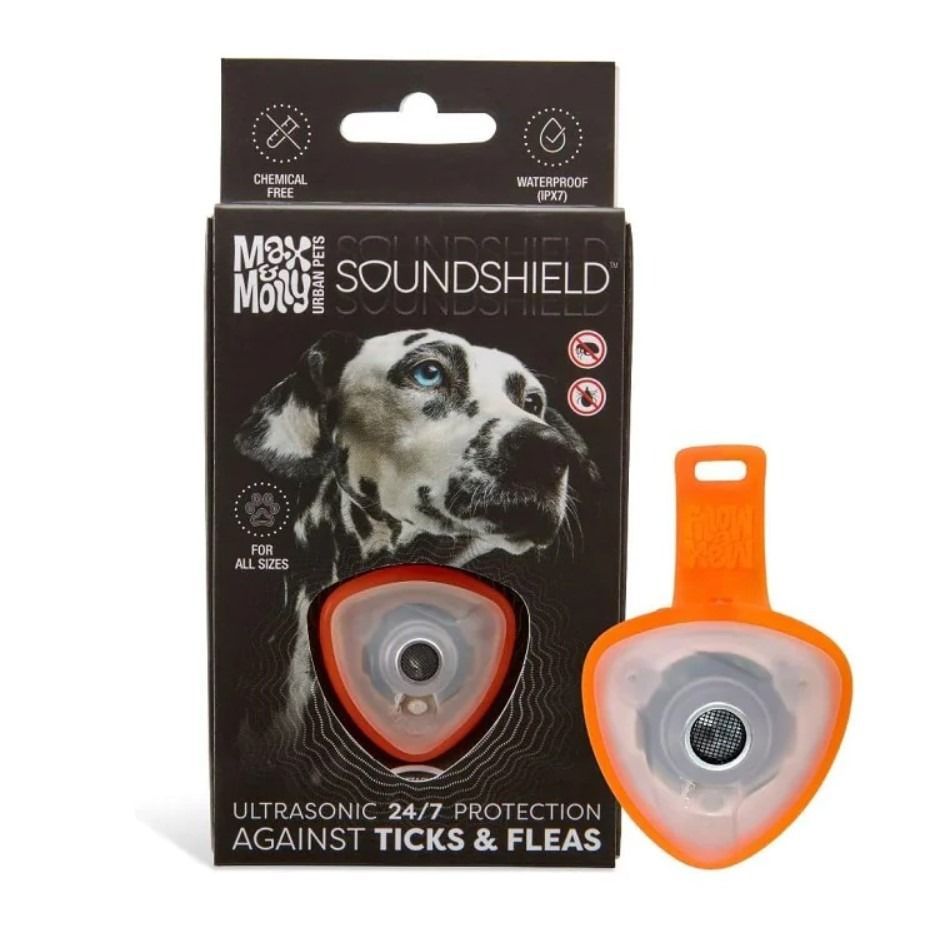 SOUNDSHIELD GRANDE ORANGE ANTIPULGAS E CARRAPATOS