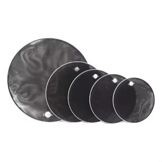 Kit Pele Muda Luen Silent Dudu Portes 12/14/16/22 Polegadas Kit Completo para Bateria Profissional