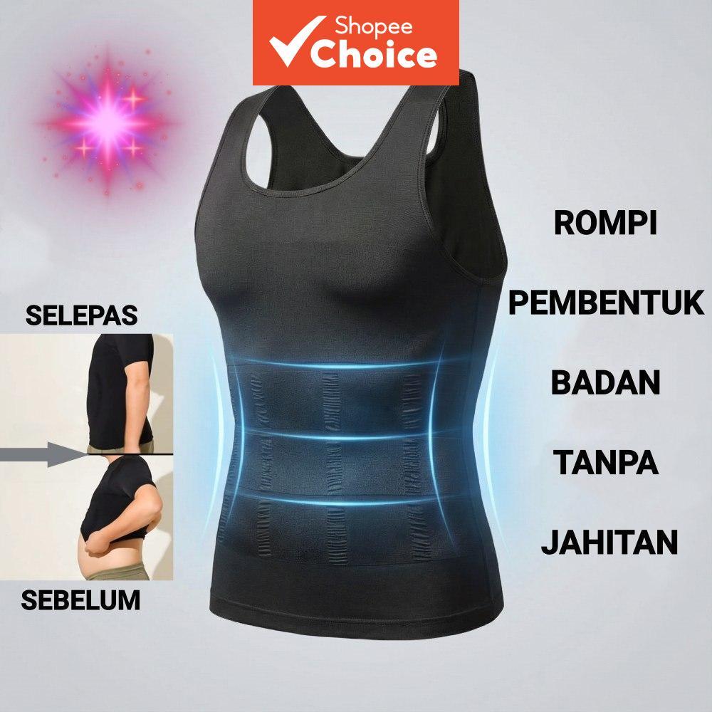 Camisetas modeladoras masculinas sem costura - Compressão confortável e respirável com tecido ventilado