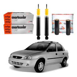 Kit Amortecedor Traseiro, Corsa Classic 1.0 1996 A 2010