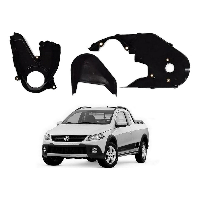 Kit Protetor Correia Dentada Saveiro Cross 1.6 2009 A 2013 em Oferta na Shopee