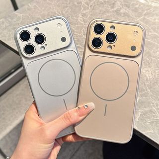Capa Magnética MagSafe Fosca Antichoque para iPhone 11 13 14 15 16 17 Pro Max com Proteção de Câmera