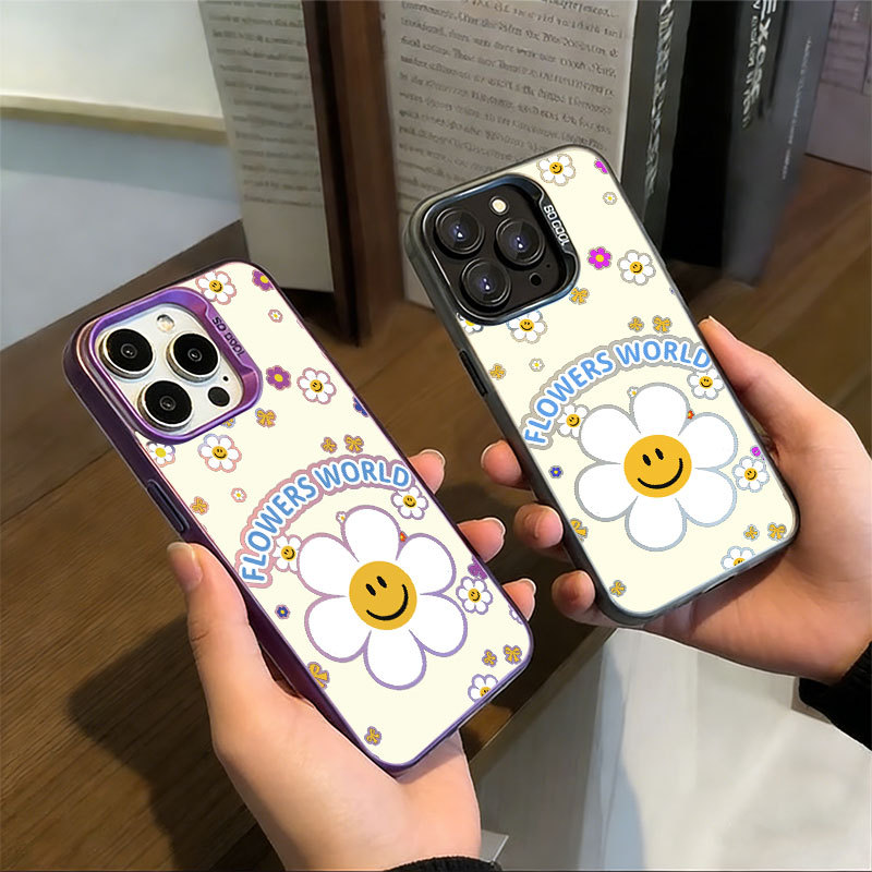 Capa Anti Impacto Para Samsung A26 A25 A27 A07 A05 A35 A55 A54 A24 A34 A23 A24 A53 Fosco Flower World