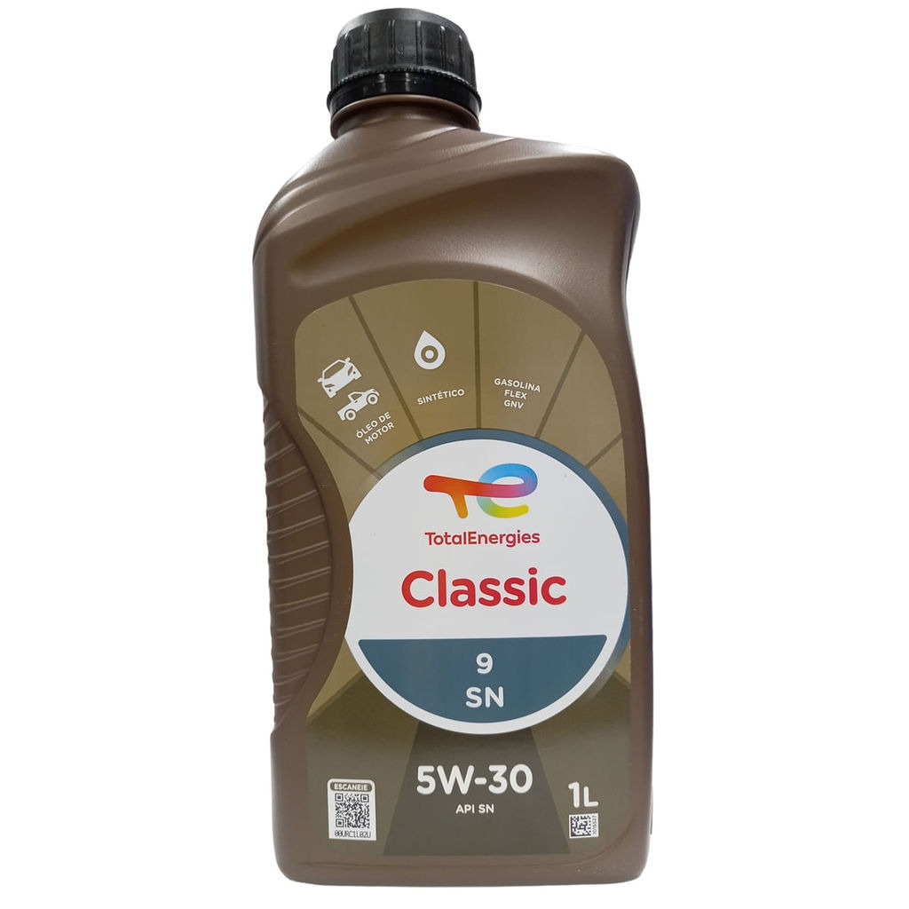 Óleo Lubrificante do Motor 100% Sintético 5w30 API SN Classic - Total em Oferta na Shopee