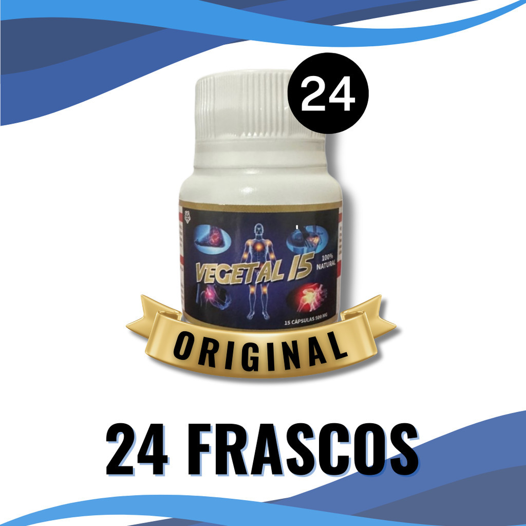 Vegetal 15 ORIGINAL - Kit com 24 Frascos
