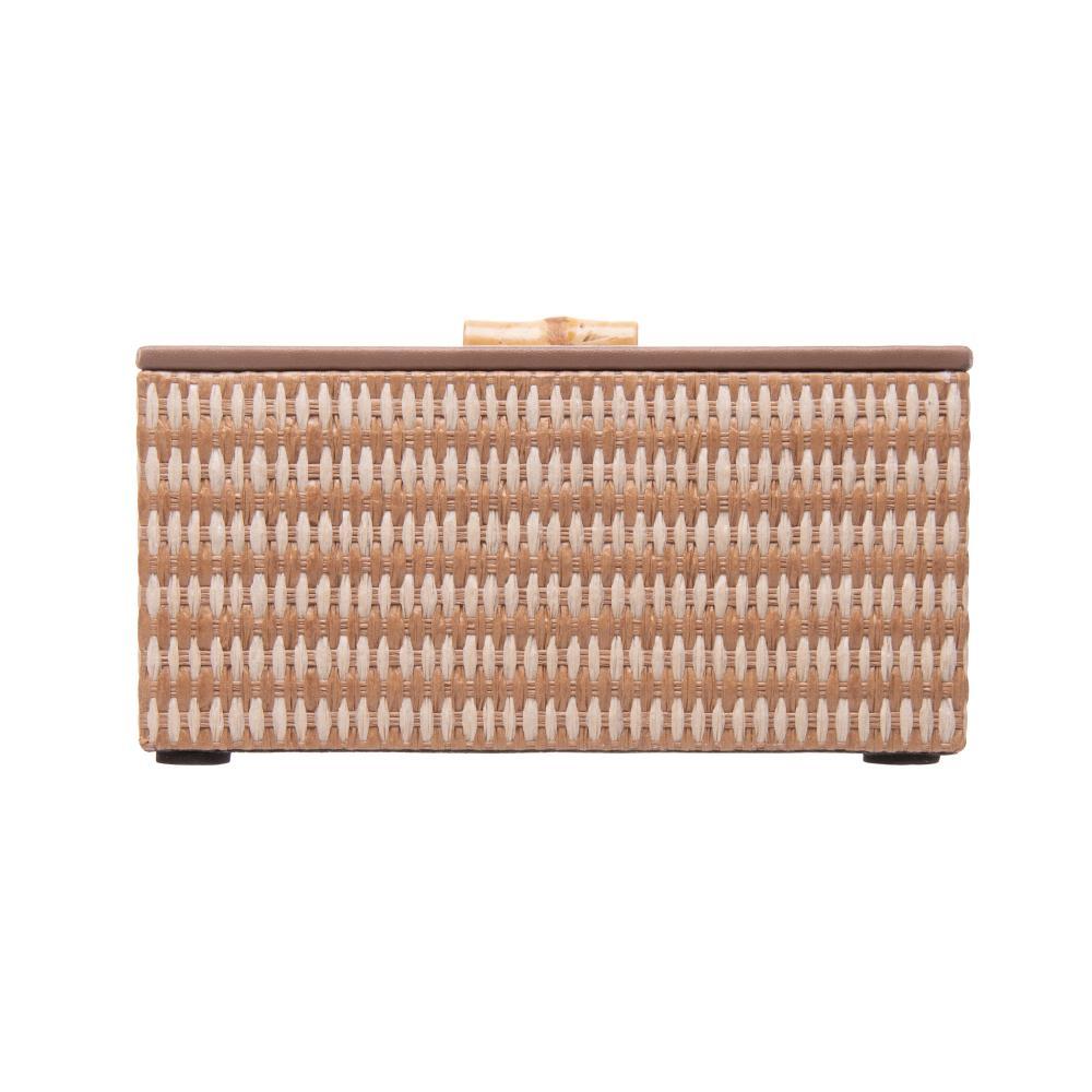 Caixa Decorativa 16cm x 16cm x 8,5cm Marrom MDF