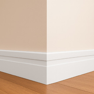 Kit 10 Barras de 1m Rodape Liso ou com Friso Moldura Decorativo de 100x10 ou 100x7cm Branco Alut By Avant em Oferta na Shopee