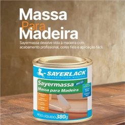 Massa Para Madeira Correção Calafetar Sayerlack 380g - Cores