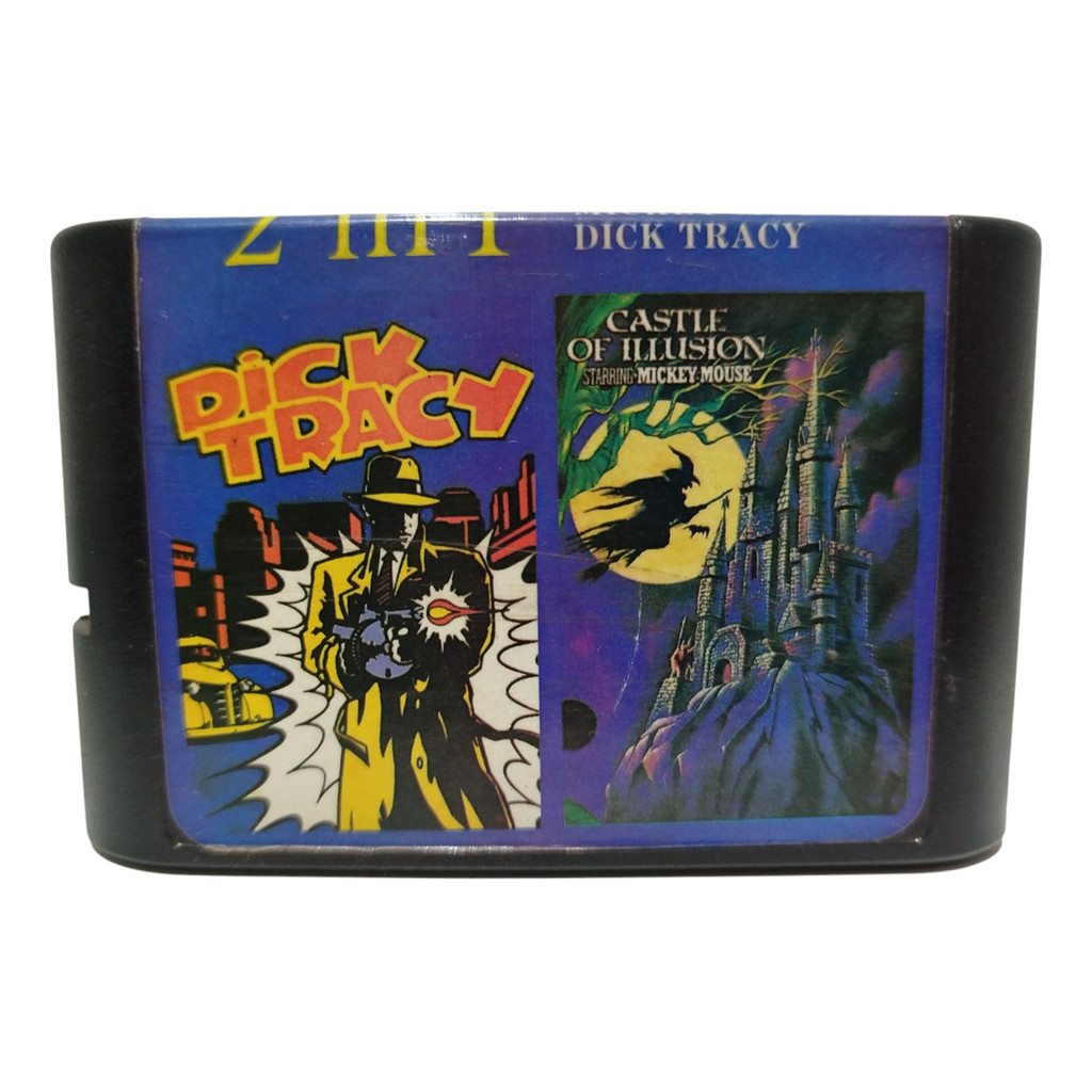 Cartucho 2 In 1 Dick Tracy + Mickey Mouse - Mega Drive