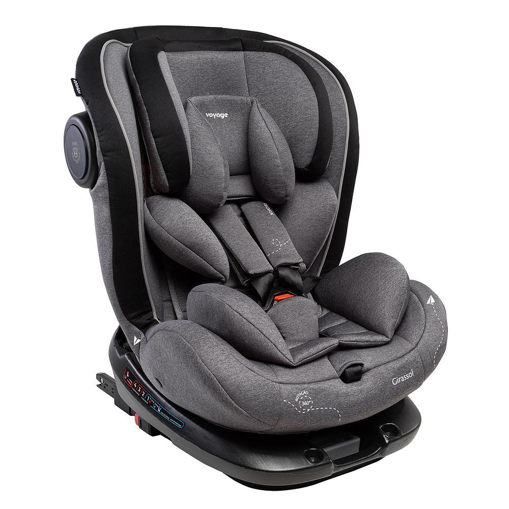 Cadeirinha para Carro Girassol 0-36kg Isofix Cinza Voyage