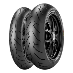 Kit 2 Pneus Moto Pirelli Aro 17 Diablo Rosso II 100/80 R17 52H + 140/70 R17 66H TL
