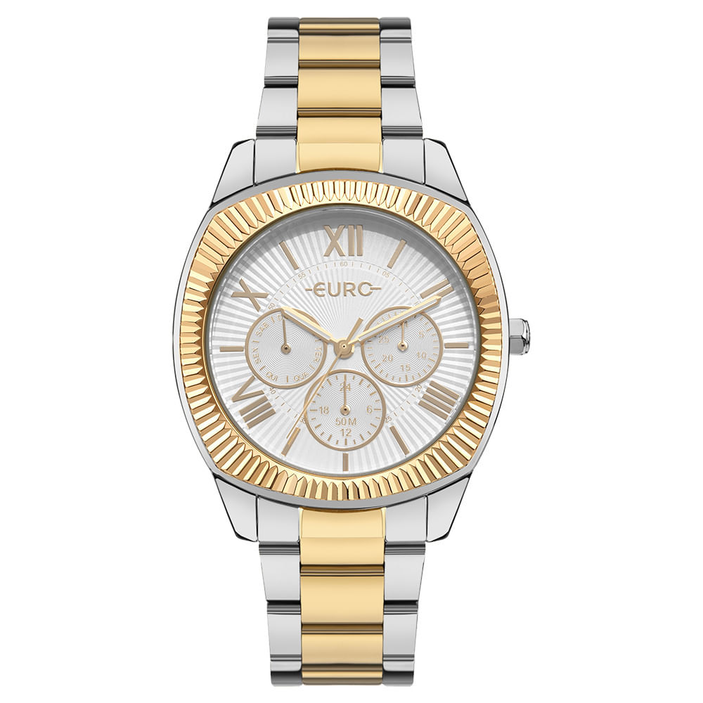 Relógio Euro Feminino Multiglow Bicolor - EU6P29AJF/4K em Oferta na Shopee