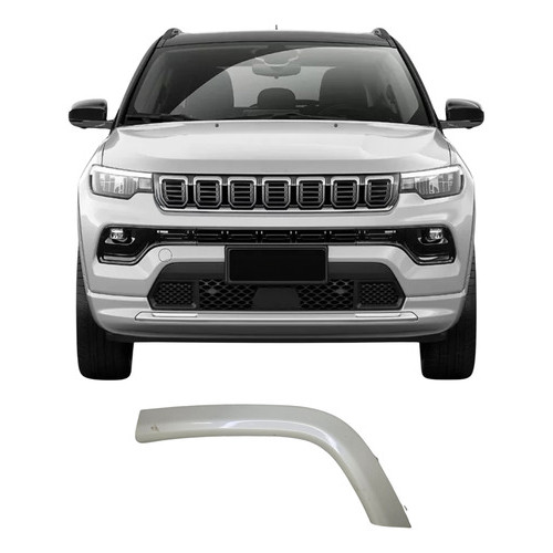 Moldura Paralama Tras. Esquerdo Jeep Compass 60930889 Orig Branco