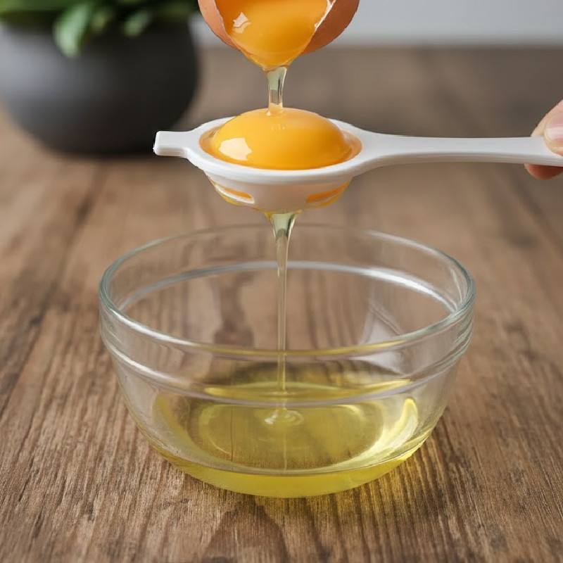 Colher Separador de Clara e Gemas - Facíl e Prático em Oferta na Shopee