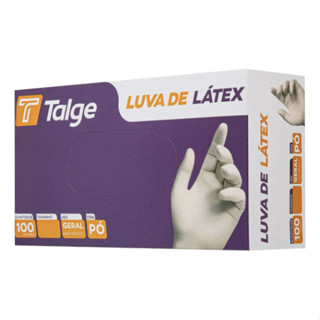 Luvas Descartável De Látex Com Pó Cor Na Cor Natural em Oferta na Shopee