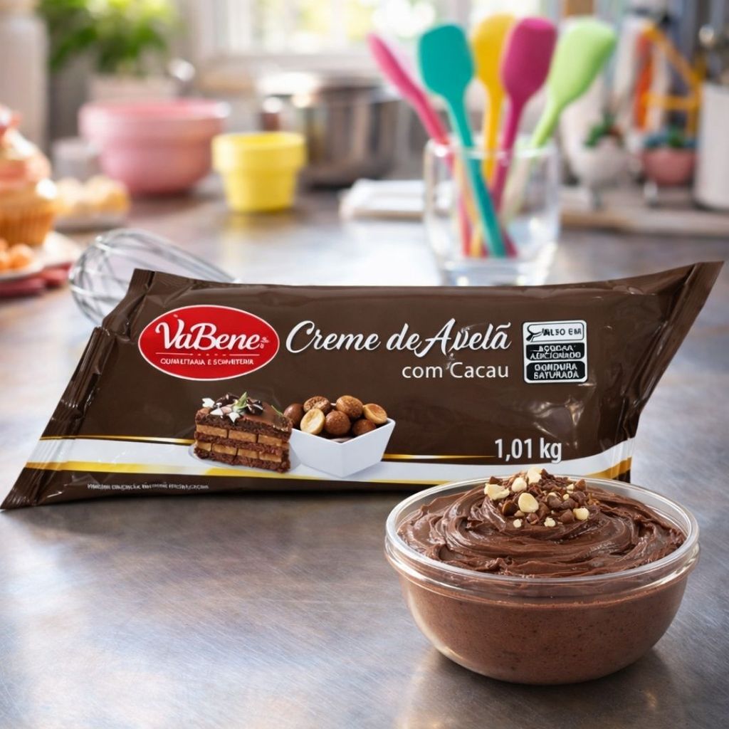 CREME DE AVELA COM CACAU 1,01KG VABENE (CHOCO) · foto 2