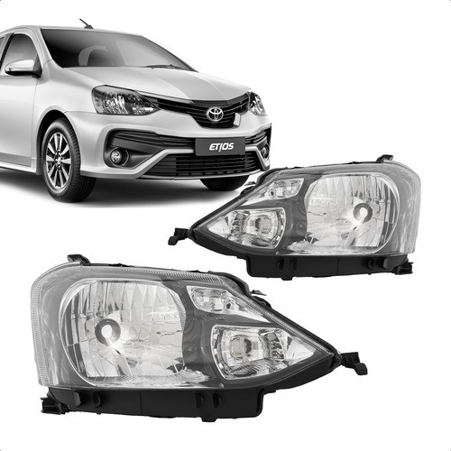 Par Farol Etios 2017 2018 2019 2020 2021 Farol Mascara Negra