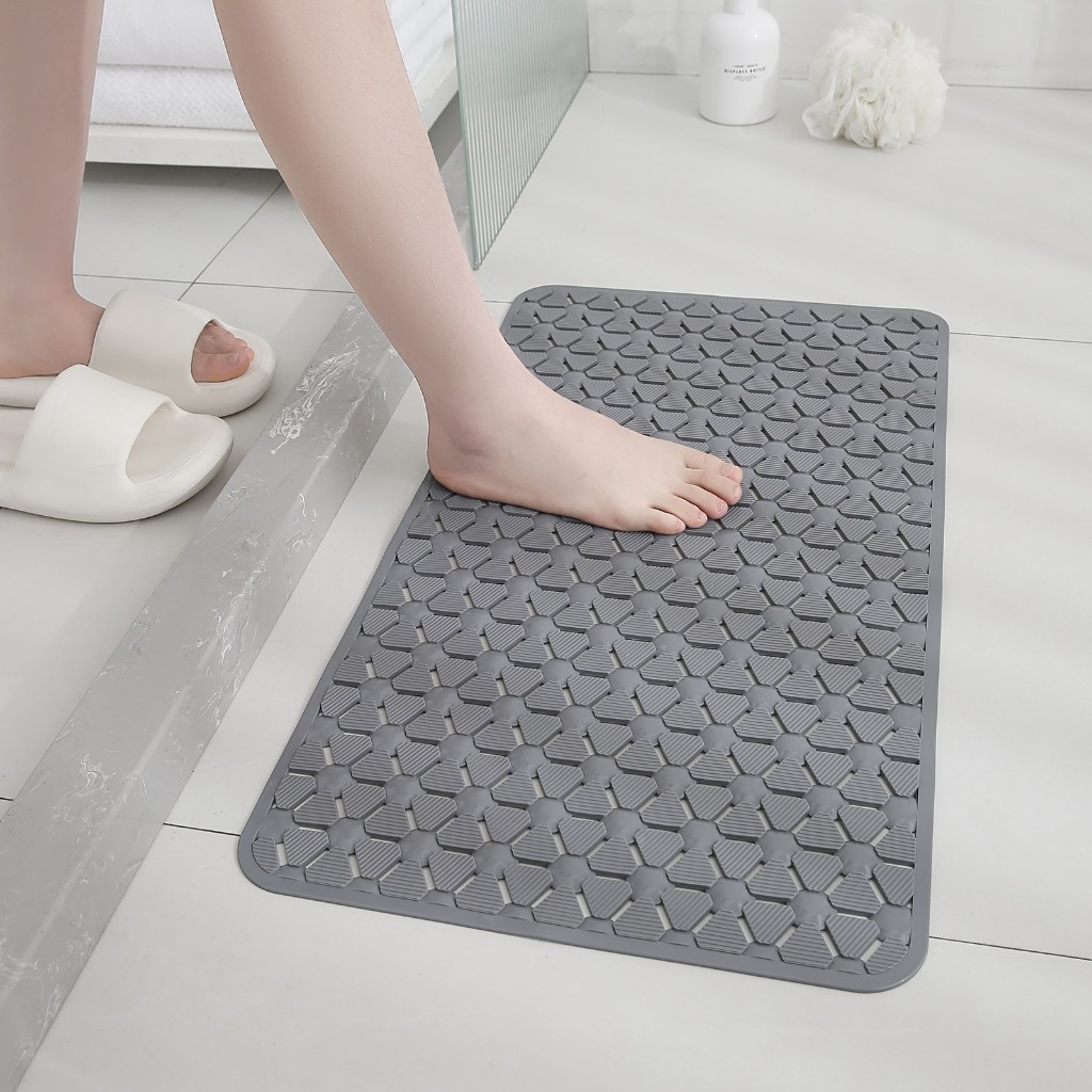 Tapete De Box Banheiro Ventosa Massageador Limpeza De Pés ANTIDERRAPANTE em Oferta na Shopee