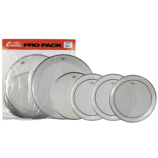 Kit c/ Peles 10" 12" 14" Pinstripe + Bumbo 22" Powerstroke P3 + 14" Porosa Ambassador by Remo Cód. 10630 ( Pro Pack )
