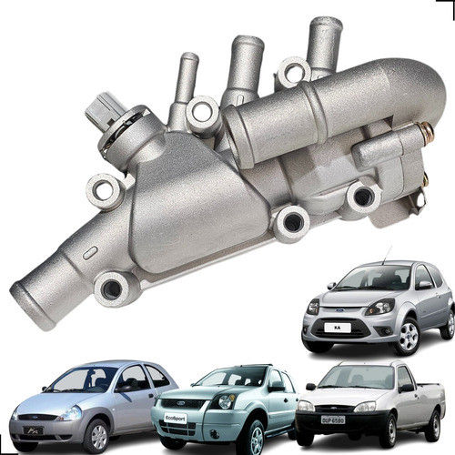 Carcaça Valvula Termostatica Ka Fiesta Escort Zetec Gasolina em Oferta na Shopee