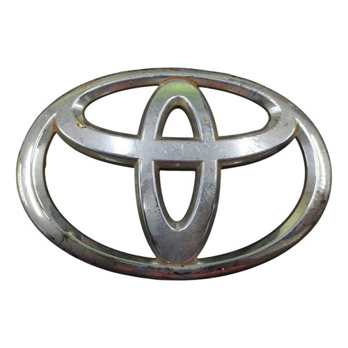 Emblema Tampa Traseira Toyota Corolla 2009 2017 Cinza