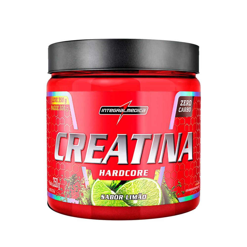 Creatina Integralmedica Hardcore Sabor Limão 350g