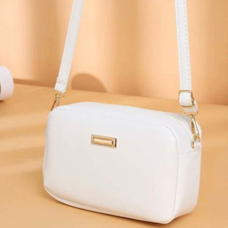 Bolsa Feminina Branca  Tendência Minimalista com Alça Ajustável Frete Grátis Blogueira