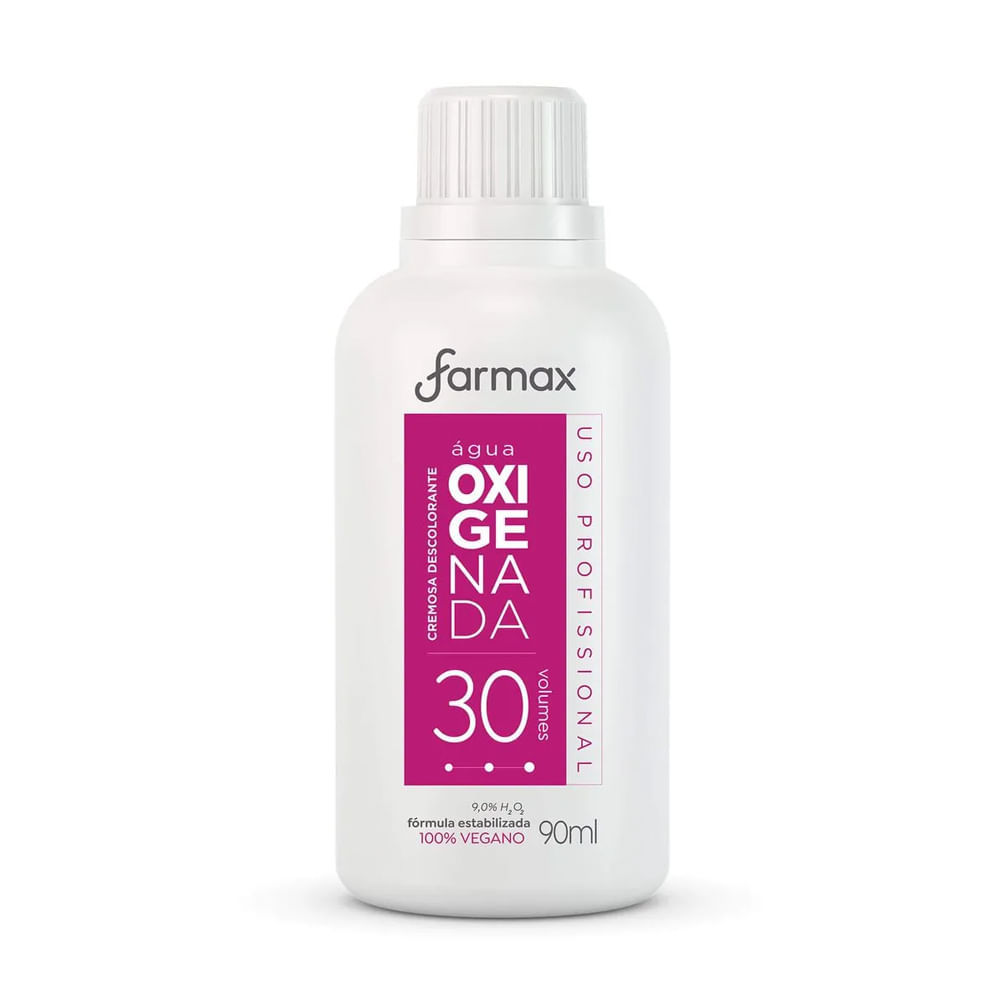 Água Oxigenada Farmax 30 Volumes 90ml em Oferta na Shopee