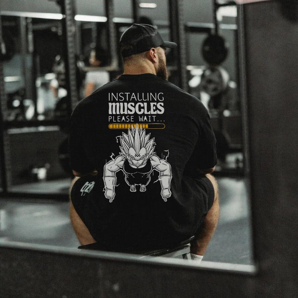 Camiseta Oversized Treino Academia Sayajins Confortavel Maromba Premium Streetwear Unissex