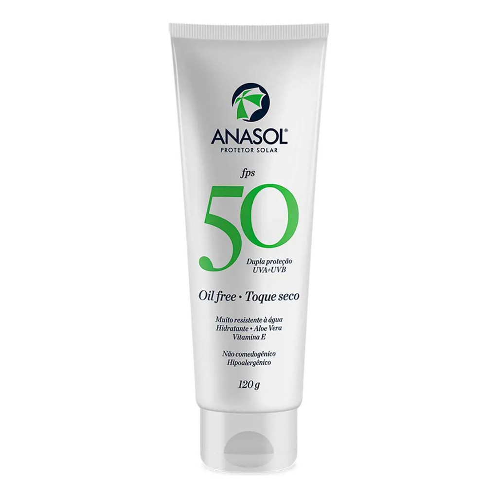 Anasol Protetor Solar Fps 50 - Locao - 120 G