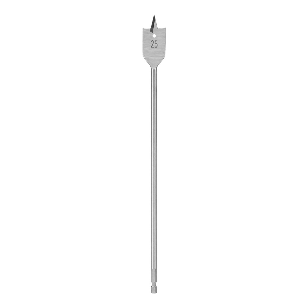 BROCA CHATA PARA MADEIRA 25 X 300 MM HASTE SEXTAVADA 1PC MTX