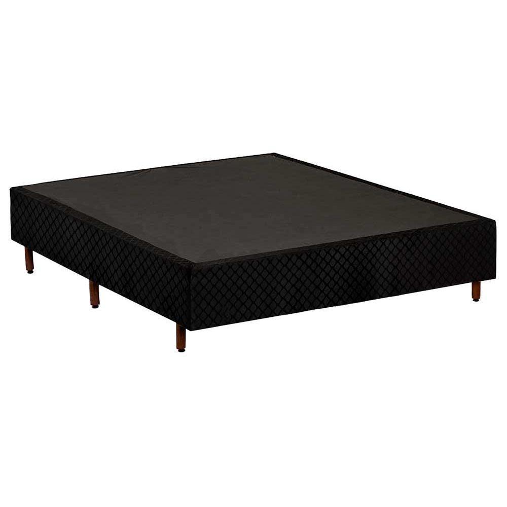 Cama Box Base Casal Universal Rústico Black (138x188x25) - Polar em Oferta na Shopee