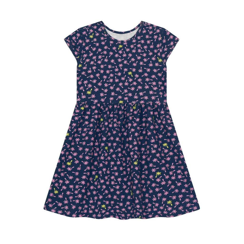 Vestido infantil menina florido Brandili em Oferta na Shopee