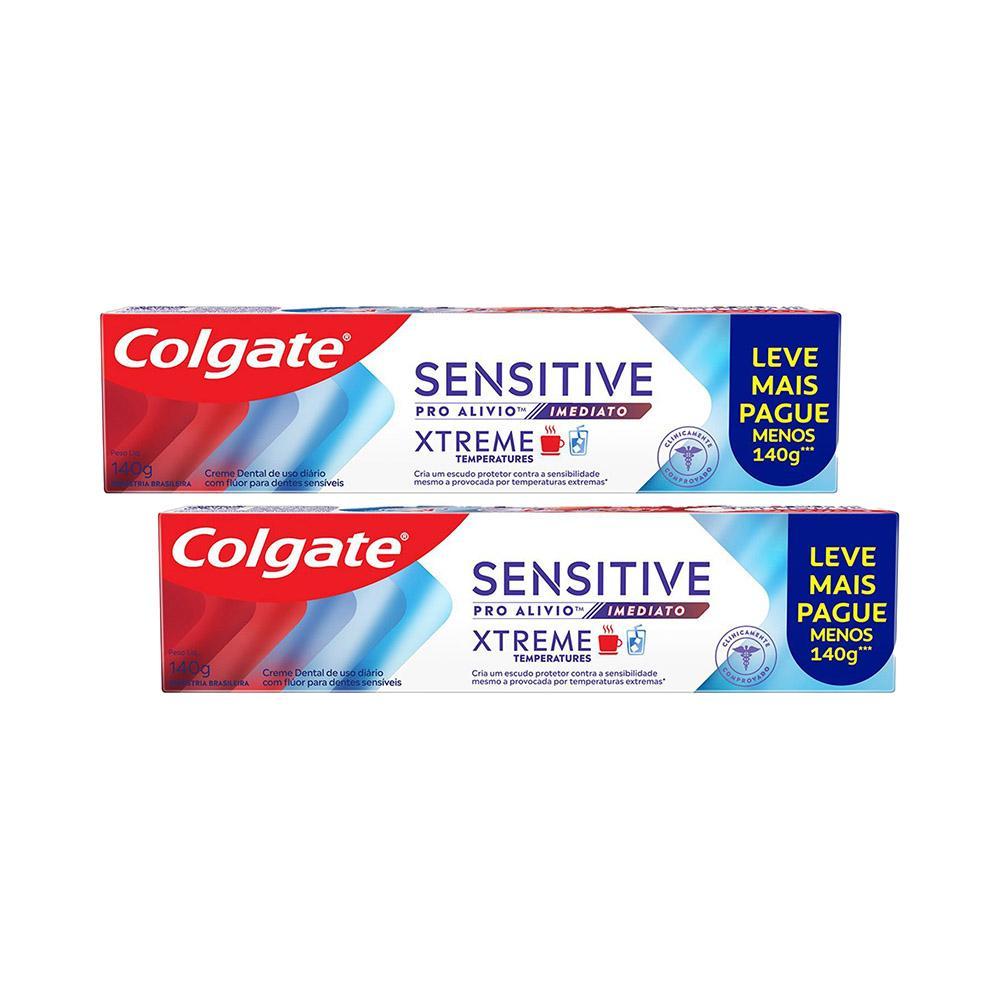 kit 2 Cremes Dentais Colgate Sensitive Pro Alívio Imediato Temperature Xtreme 14