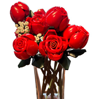 Flores de Montar  - Rosas Presente Perfeito Blocos de Montar + 800 peças em Oferta na Shopee