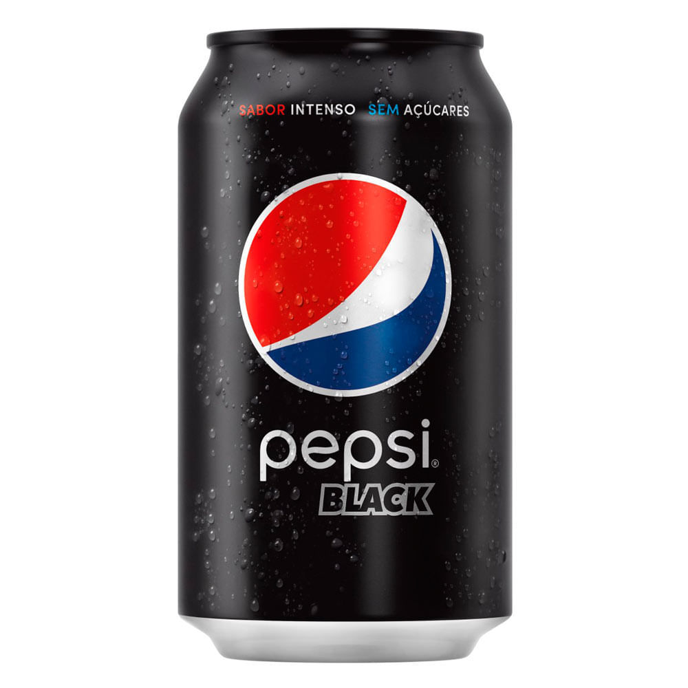 Refrigerante Pepsi Black Sem Açúcares Lata 350ml em Oferta na Shopee