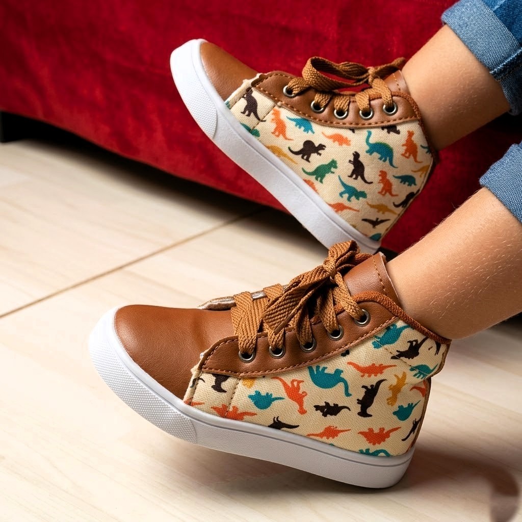 Tenis Botinha Infantil Menino Tênis Infantil Sapato Menino Tênis Masculino Tenis Escolar