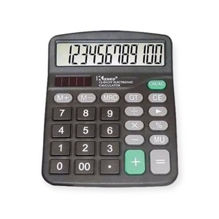 Calculadora convencional de mesa grande de 12 dígitos KENKO KK-837B TG em Oferta na Shopee