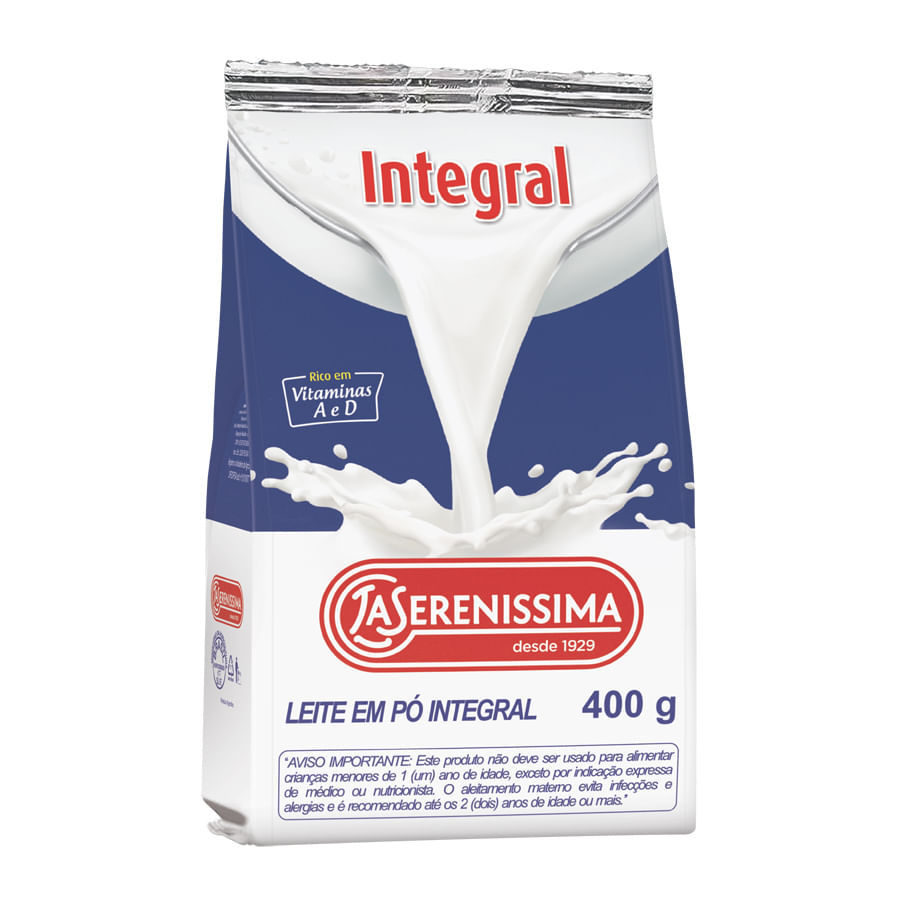 Leite em Pó Integral 400g La Serenissima