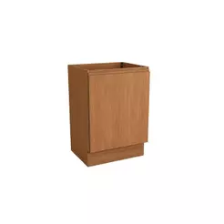 Gabinete de Cozinha Modulado Balcão Ciela R623 c/ 1 Porta s/ Tampo 60cm Canela - Kappesberg