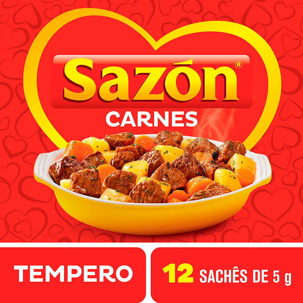 Tempero Sazón para Carnes 60g em Oferta na Shopee