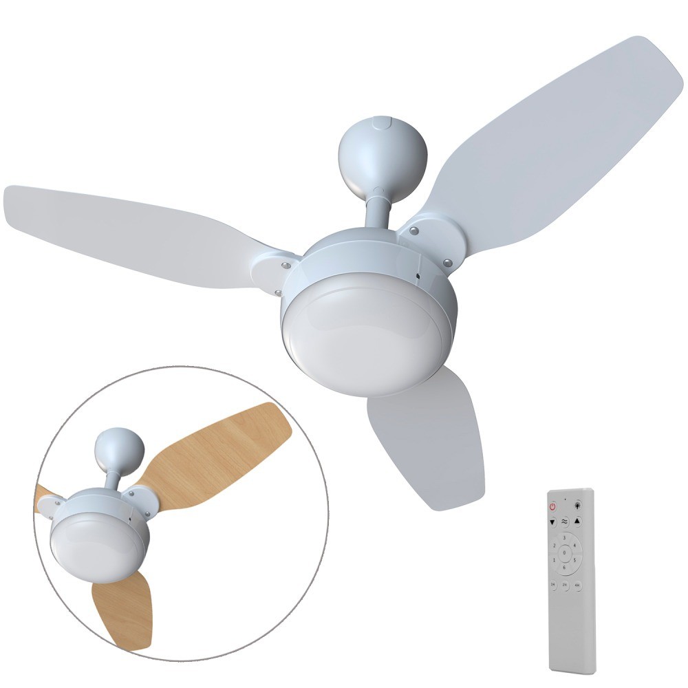 Ventilador de teto 3 pás Inverter dupla face com controle remoto - Legacy Ventisol