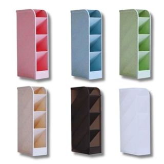 Kit 3 Organizadores de Mesa Porta Caneta e Lápis Escolar com 4 Compartimentos Plástico Resistente em Oferta na Shopee
