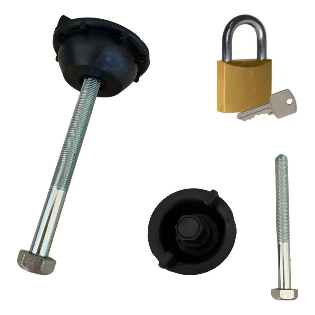 Kit Porca E Parafuso Estepe Para Pickup Fiat Strada Com Cadeado em Oferta na Shopee