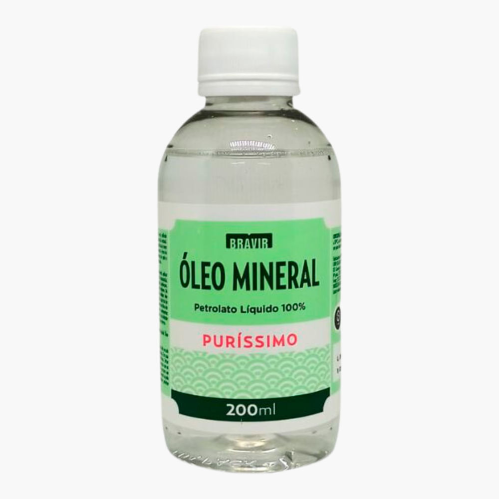 Óleo Mineral Bravir 200ml em Oferta na Shopee