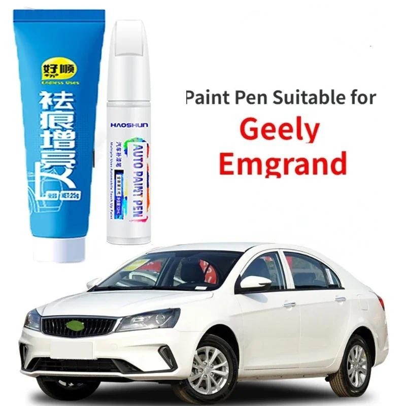 Caneta De Pintura Adequada Para Geely 4th Geração Emgrand GS Fixador De Tinta Gelo Cristal Branco Mica Vermelho GL De Ca