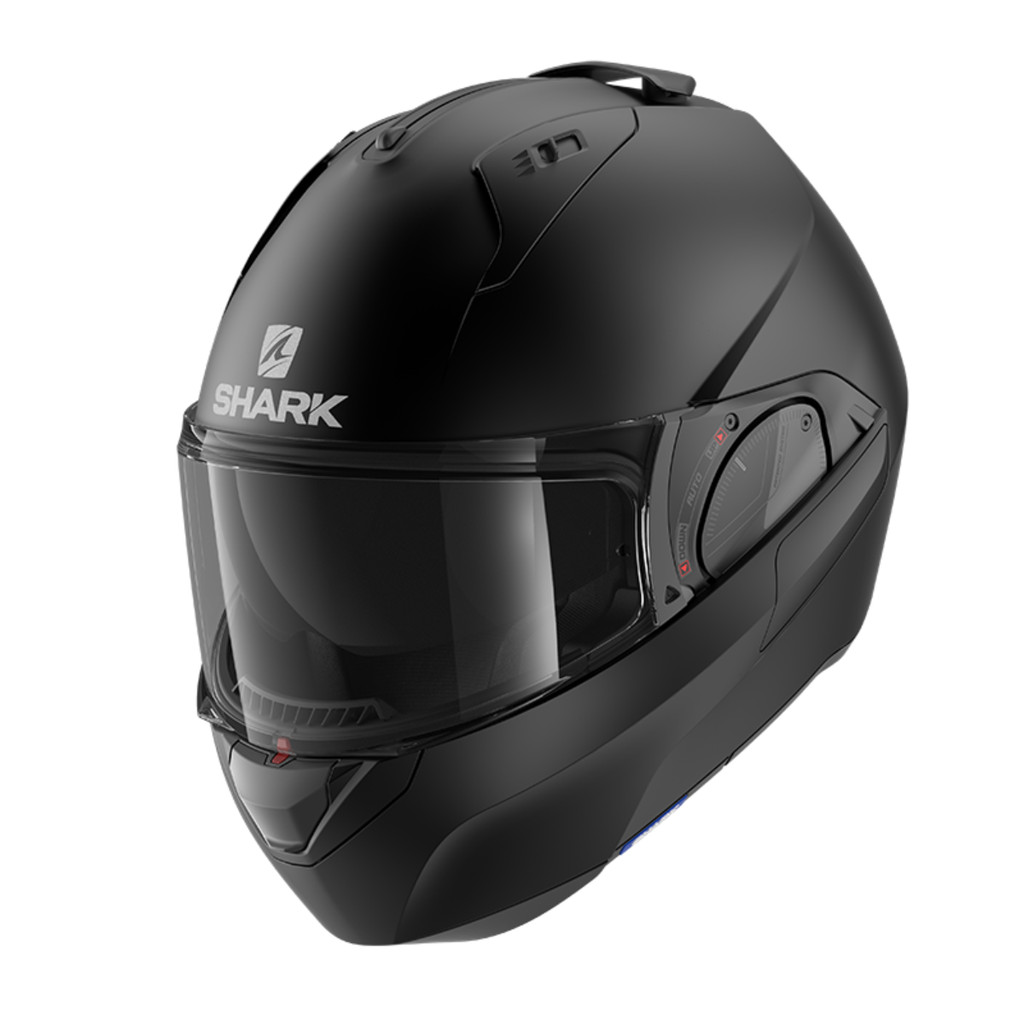 Capacete Moto Articulado Shark Evo ES Blank Fosco