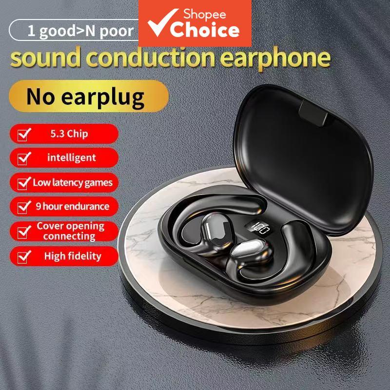 BL35 Fones De Ouvido Sem Fio Bluetooth Esportivos À Prova D'água Com Microfone Correndo Condução Abertos HiFi Música Est