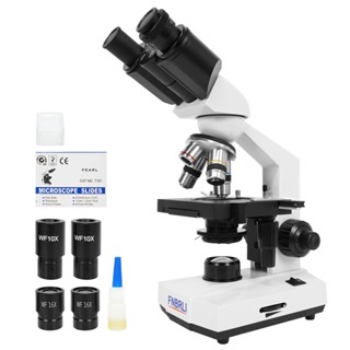 Microscópio Binocular Acromático Óptico Profissional 2000X em Oferta na Shopee